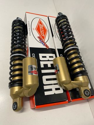 Amortiguadores Betor de 39 cm dorados