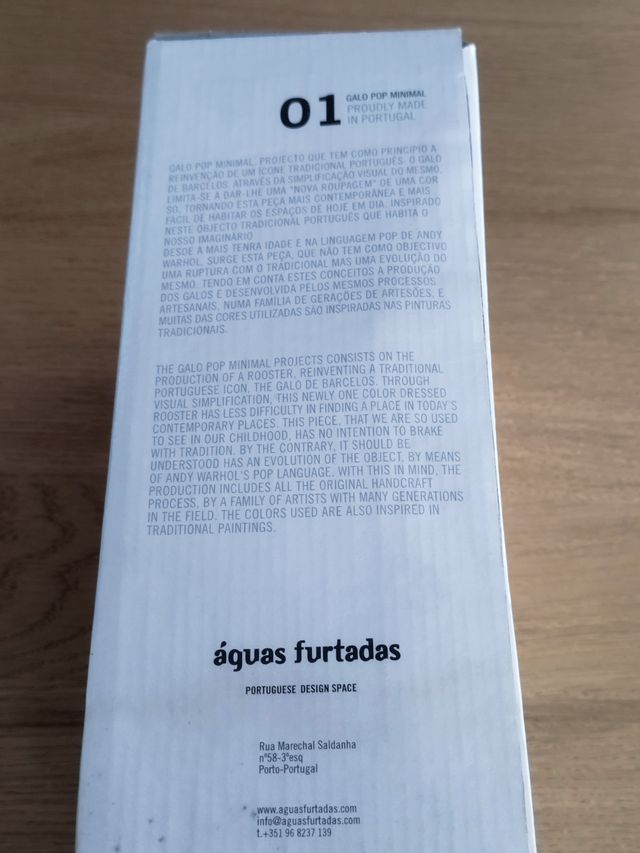 Galo pop minimal Águas furtadas azul