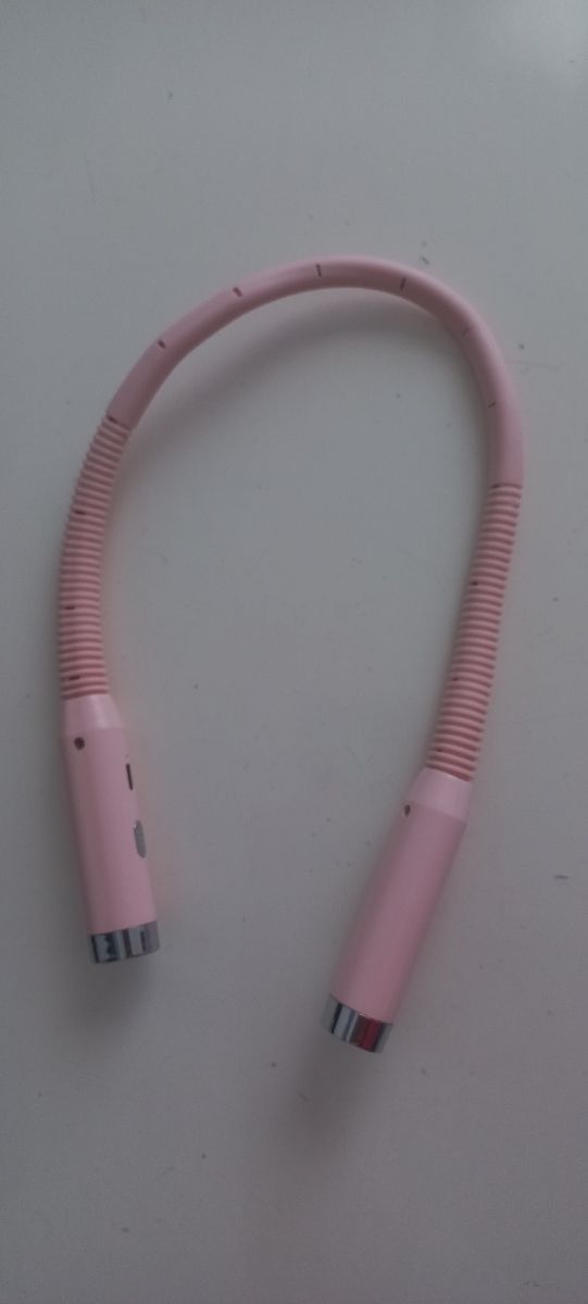 Doble lampara led rosa