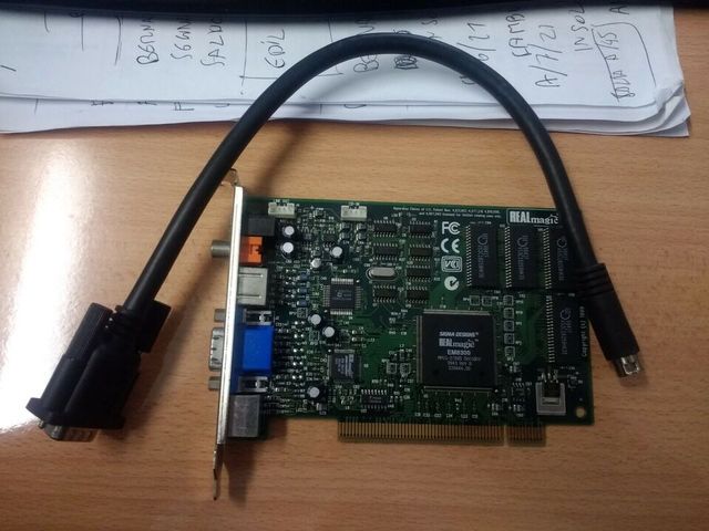 Scheda PCI RealMagic Hollywood plus decoder MPEG2
