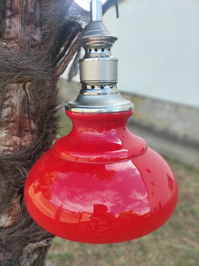 Lampara de opalina años 60/70