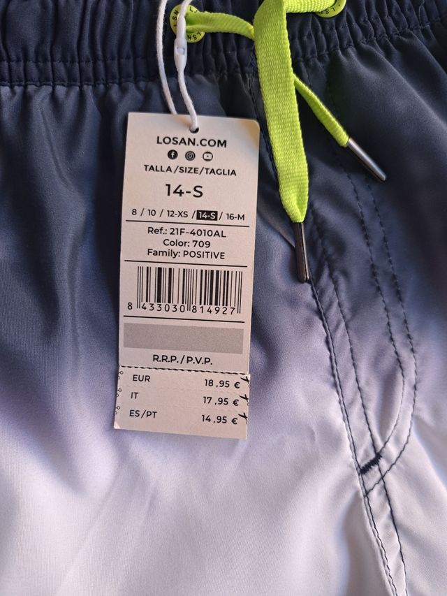 Bañador niño Losan nuevo con etiquetas