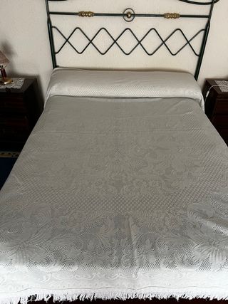 Colcha blanca verano