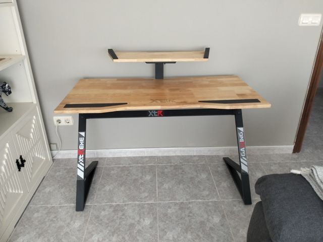 Tablón y soporte mesa gaming XtR Pro Roble salvaje