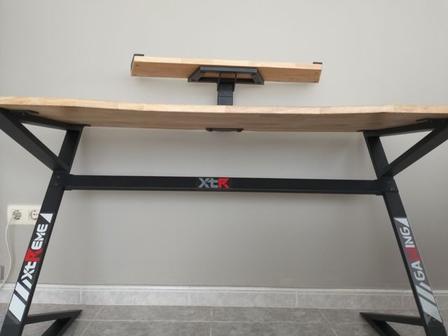 Tablón y soporte mesa gaming XtR Pro Roble salvaje
