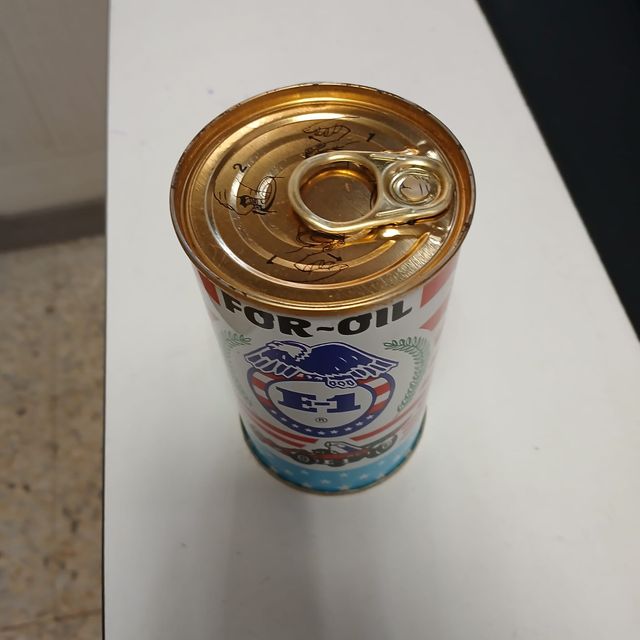 Lata aditivo de aceite E-1