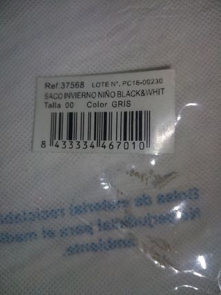 Saco de invierno tuc tuc