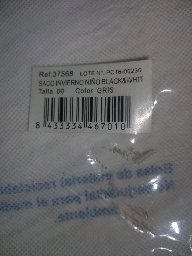 Saco de invierno tuc tuc