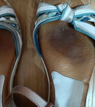 Sandalias azules  hechas en España 