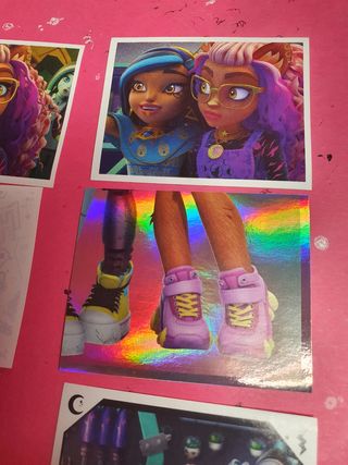 8 Cromos Panini de Monster High G3