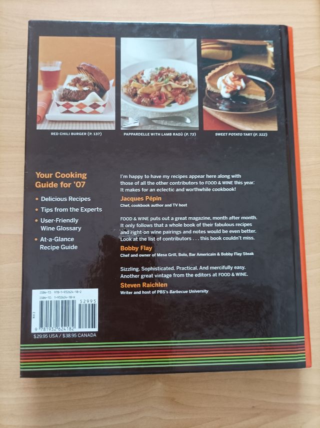 Annual Cookbook Food & Wine 2007