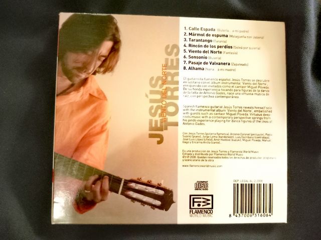 Jesús Torres CD digipack