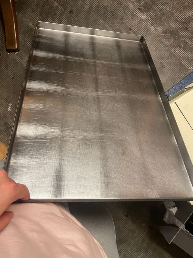 10 Teglie pizza Acciaio Alimentare