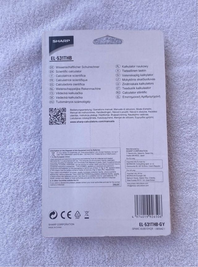 Calcolatrice SHARP