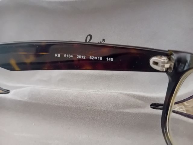 Occhiali vista Ray ban.