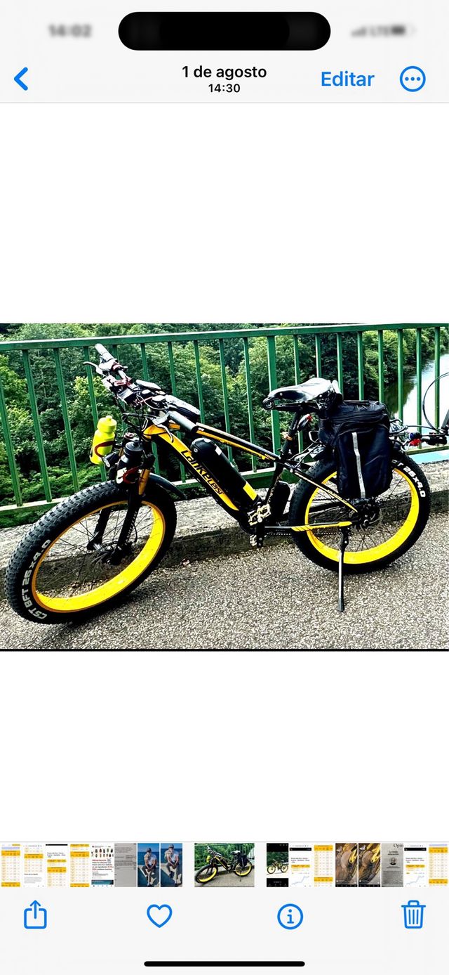 Bicicleta eléctrica Landeleski FX4000.