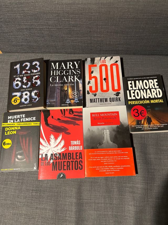 Lote novela negra y suspense