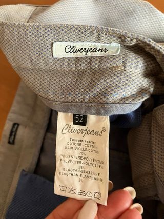 Pantaloni uomo grigi