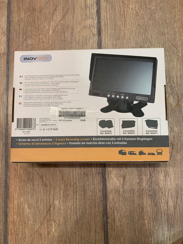 Pantalla marcha atrás INOVTECH modelo Ecran Pr