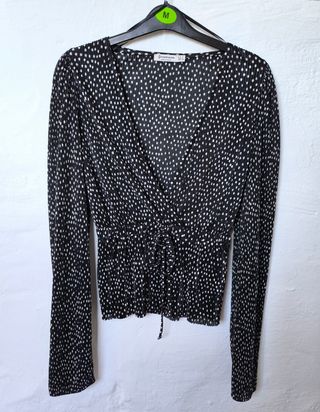 Blusa fluida Stradivarius