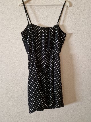 Mono corto de tirantes negro