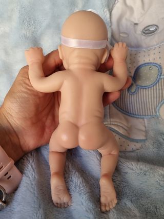 Bebe reborn silicona blanda platino 