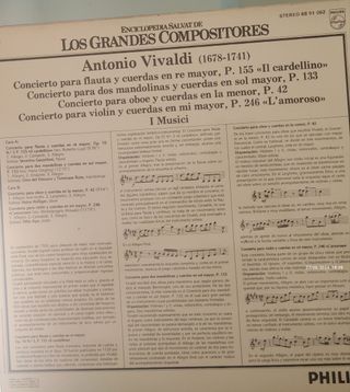 Vinilo. Vivaldi, varias obras
