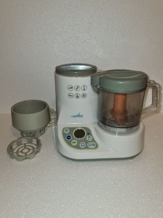 Robot cuocipappa a vapore con scaldabiberon