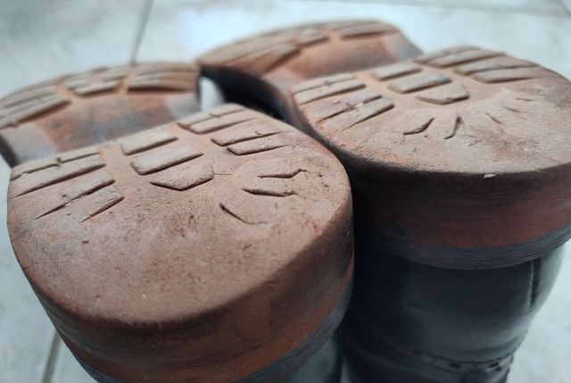 Scarponcini Oxford in pelle nera num. 40