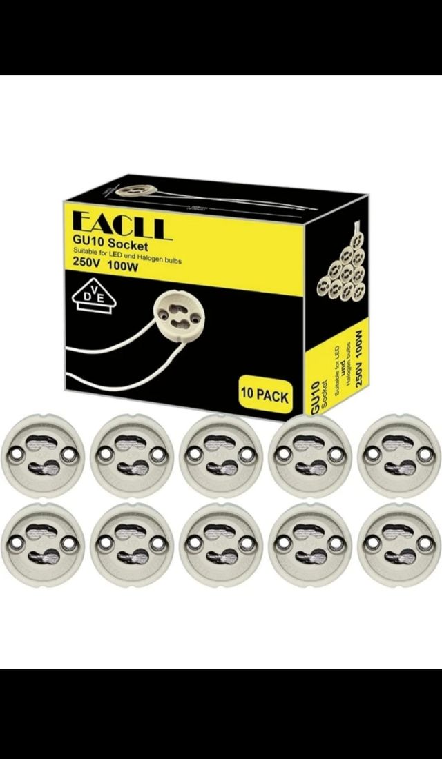 PORTALÁMPARAS 10 UNIDADES