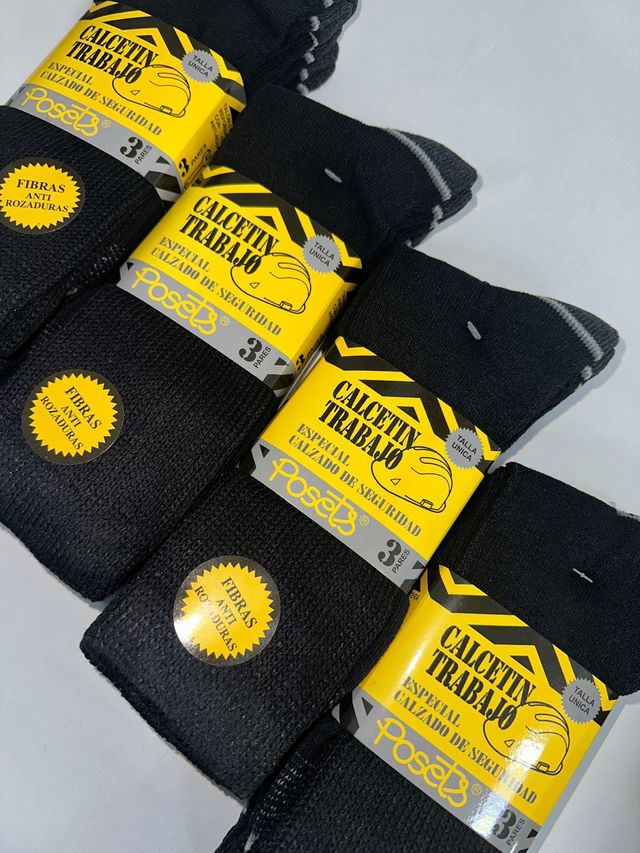 12 Pares Calcetin Trabajo Hombre - Posets
