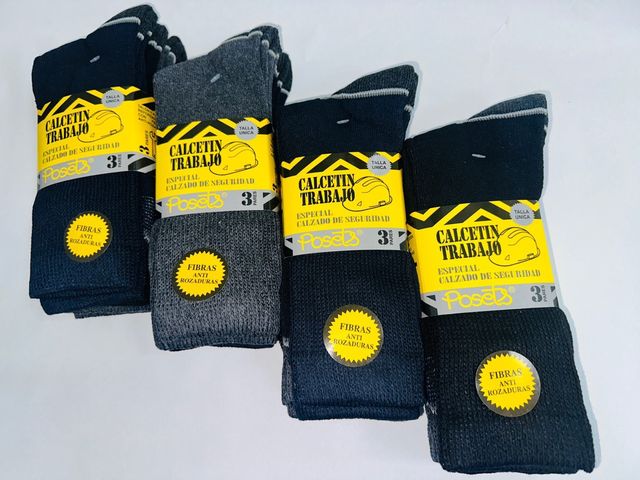 12 Pares Calcetin Trabajo Hombre - Posets