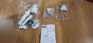 Lavadero resina blanco pared