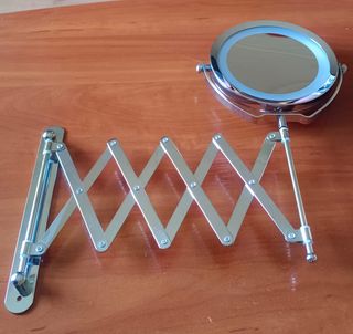 Espejo extensible con luz led