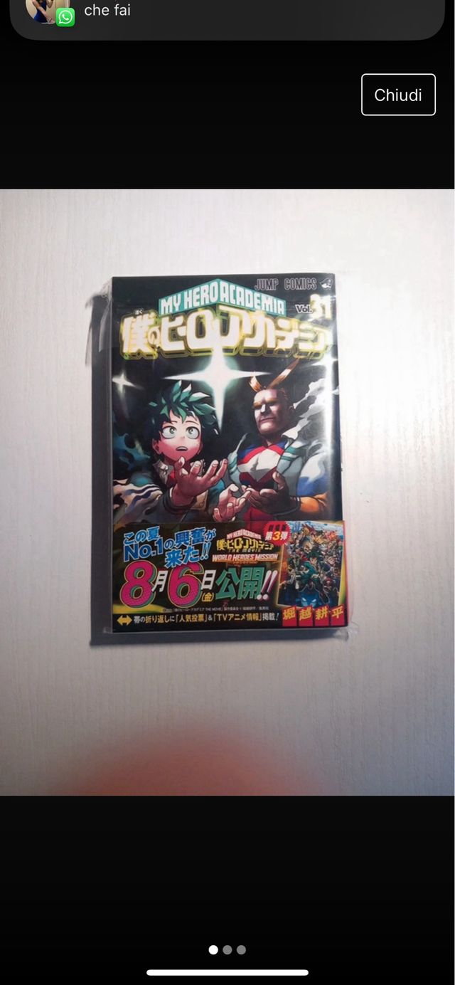 Manga my hero academia versione giapponese