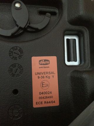 Silla coche grupo 1, 2 y 3