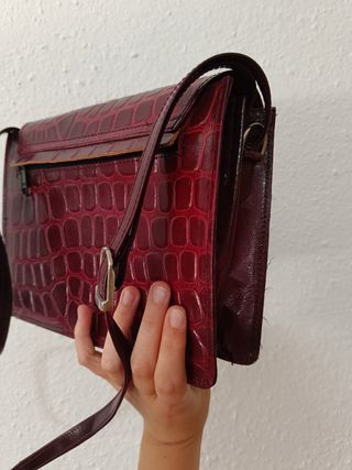 Bolso granate 