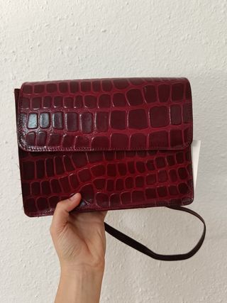Bolso granate 
