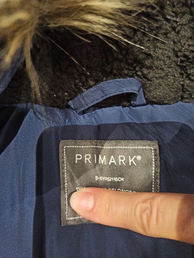 Abrigo niño Primark