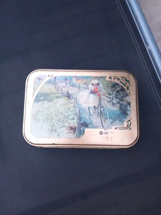 Caja latón antigüa