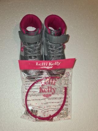 Scarpe Lelli Kelly Glitter Grigio TG 31