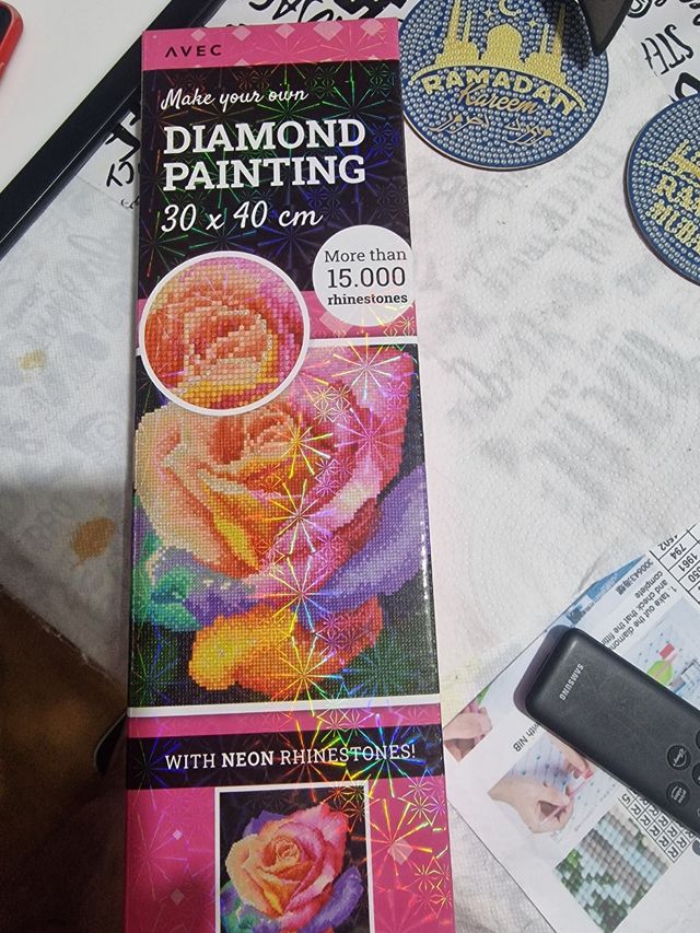 Flor ab 30x40 diamond painting