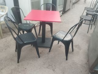 Mesa con sillas comedor interior bar 642 46 25 78