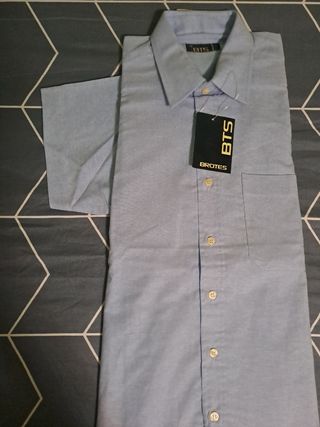 Camisa niño celeste manga corta