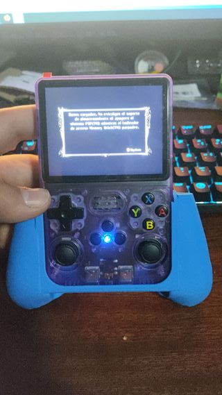 Grip y agarre para videoconsola R36S MODELO B