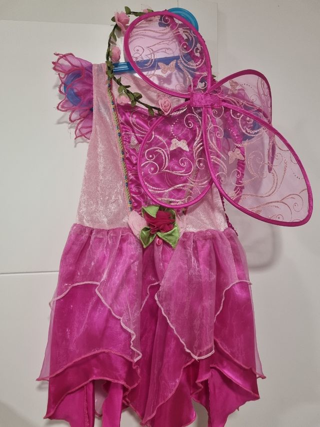 Disfraz Hada con corona y alas