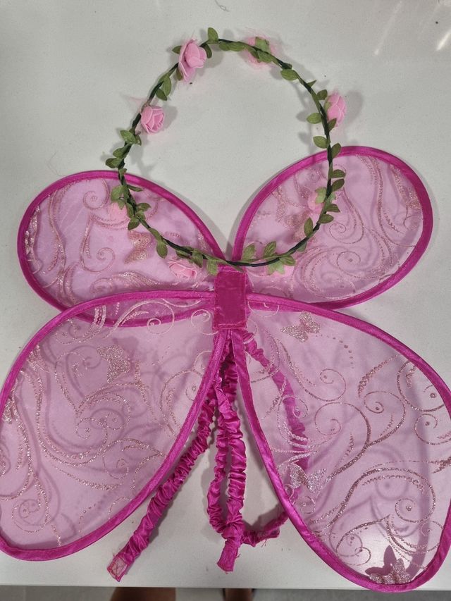 Disfraz Hada con corona y alas