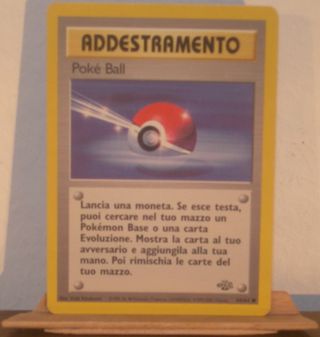 Carta Pokèmon Pokè ball