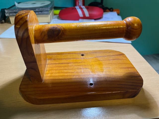 Juego para baño artesanal en madera