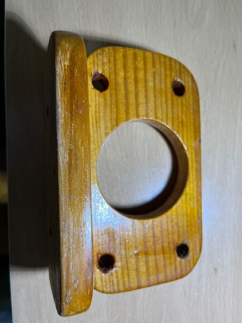 Juego para baño artesanal en madera